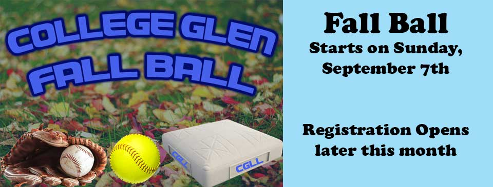 Fall Ball is coming!